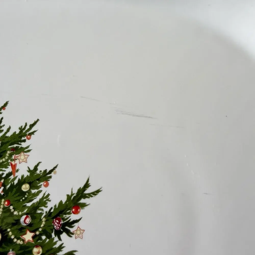 Pfaltzgraff Christmas Heritage 16” x 12” Oval Serving Platter Tree Holiday USA - Picture 5 of 5